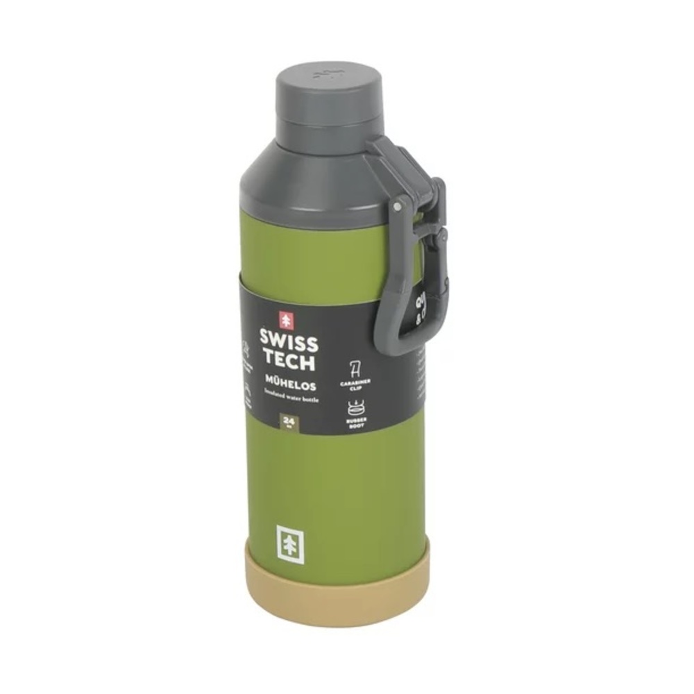 Swiss Tech Water Bottle 24 Fluid Ounces Green